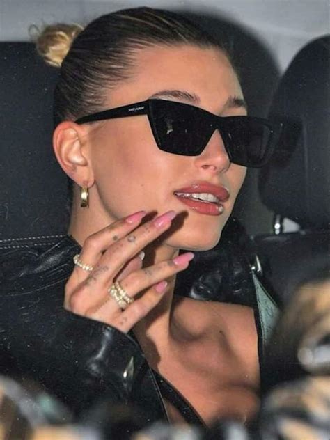 ysl mica sunglasses hailey bieber|Where to shop Hailey Bieber's sunglasses to up your style .